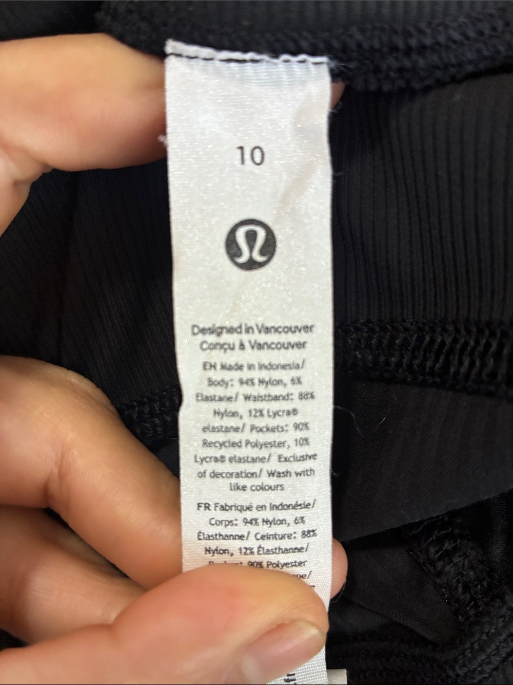 Lululemon Dance Studio Mid-Rise Pant *Tall / Black / Women's Size 10- LW5GNQT - Picture 8 of 14